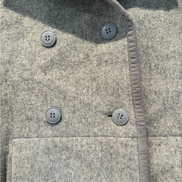 Vintage Boutique Leigh's Grand Rapids Short Wool Pea Coat with Pockets / small - Picture 6 of 9